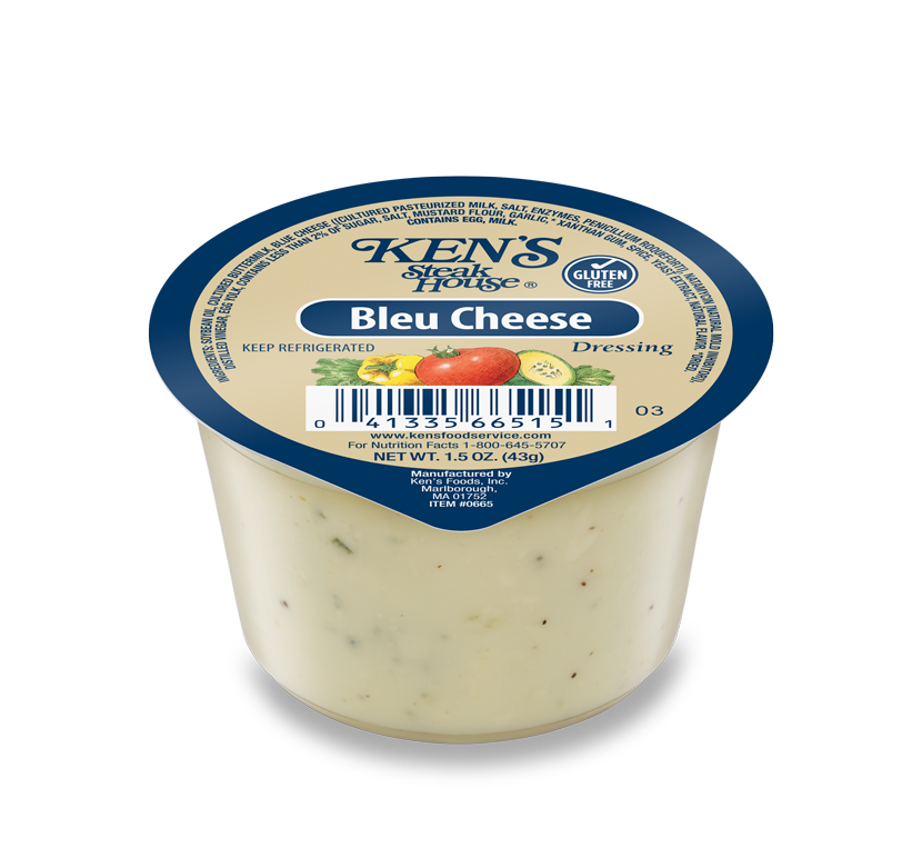 Ken's Blue Cheese 1.5 oz Cup Best In Town Chicken Wholesale Chicken