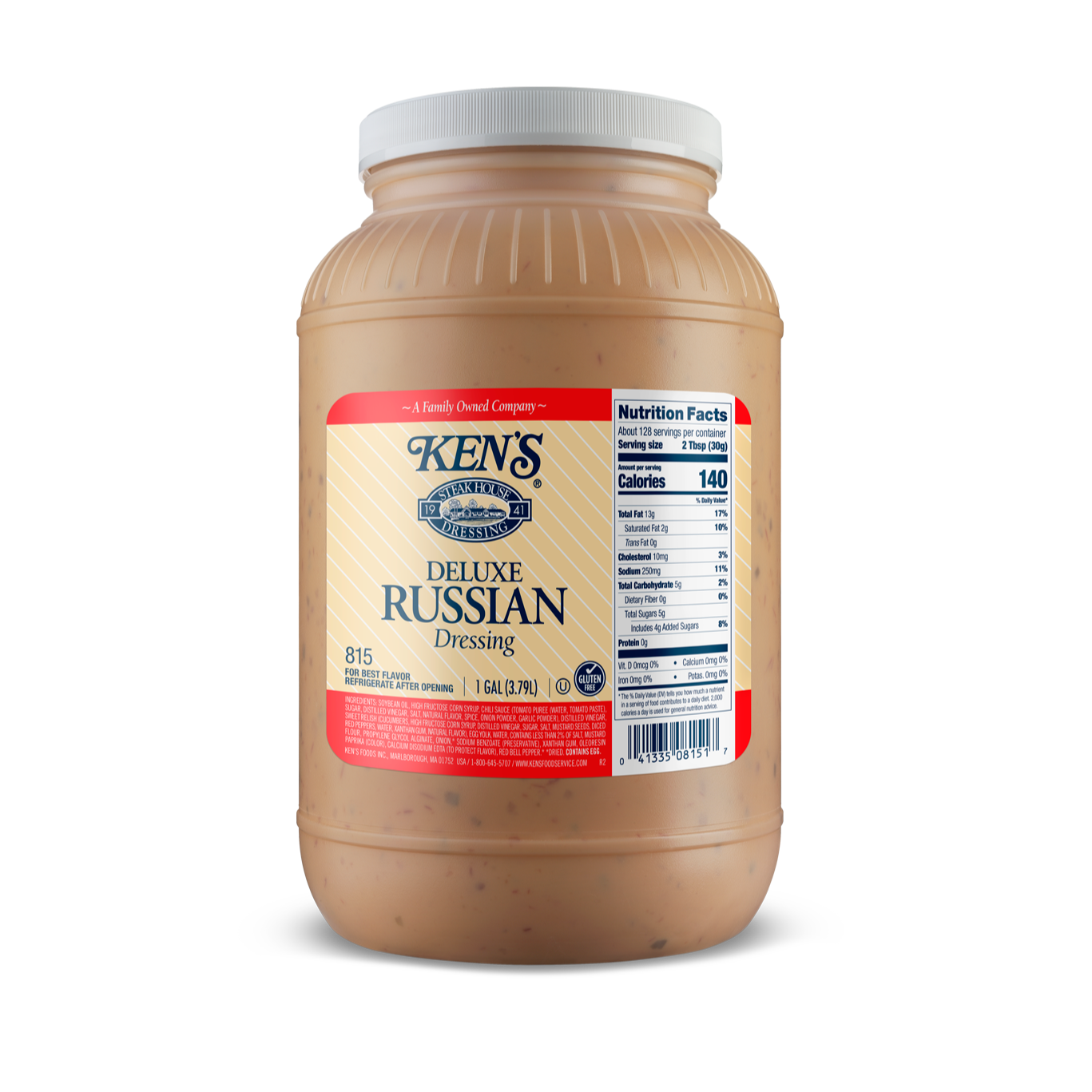 Ken's Foods Deluxe Russian Dressing 1 Gallon