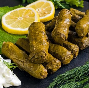 DOLMADAKIA STUFFED VINE LEAVES