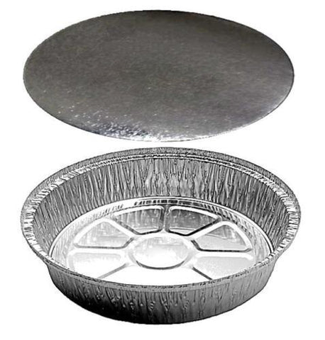 8" ROUND FOIL LINED BOARD LID 8255